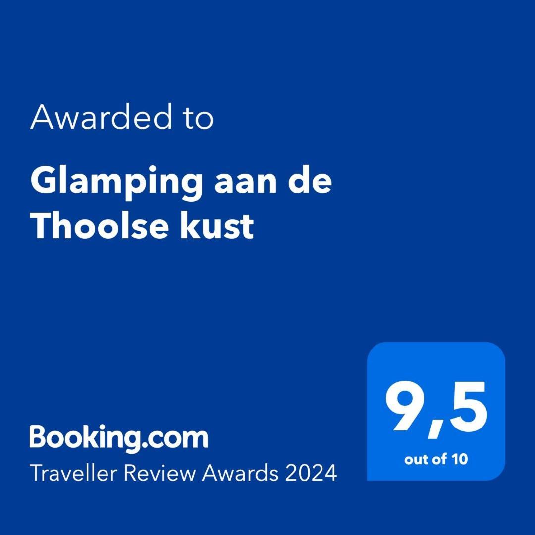Glamping Aan De Thoolse Kust Hotell Poortvliet Exteriör bild