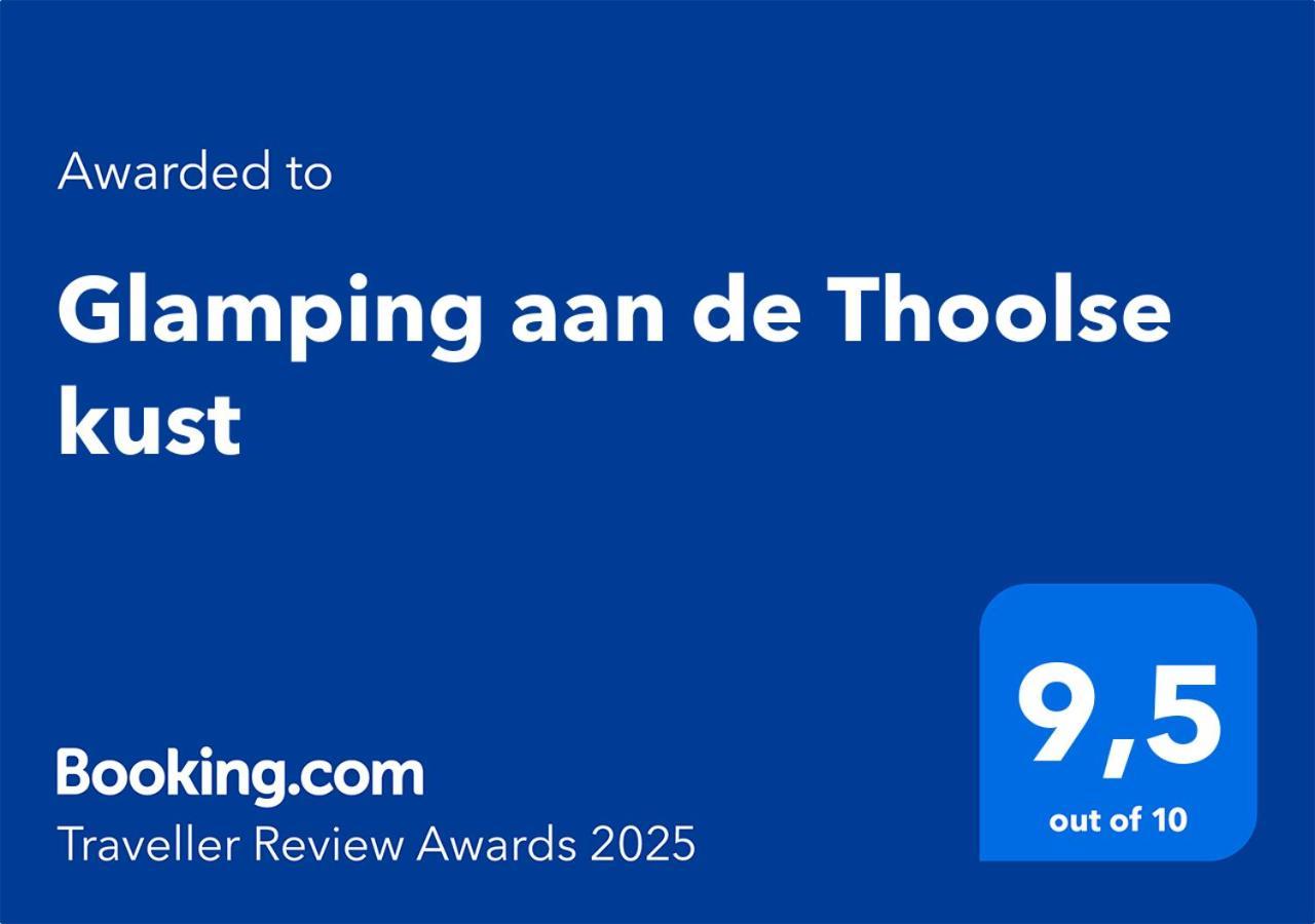 Glamping Aan De Thoolse Kust Hotell Poortvliet Exteriör bild